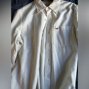 Hollister muscle button down shirt